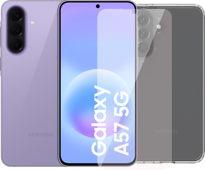 Samsung Galaxy A57 128GB Lila 5G + Zubehörset Main Image