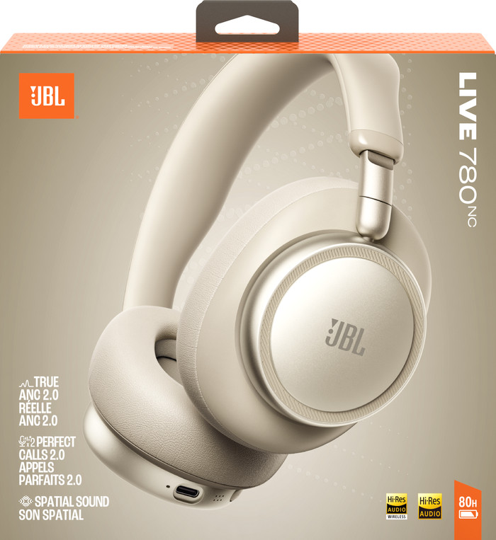 JBL Live 780NC Champagner verpackung