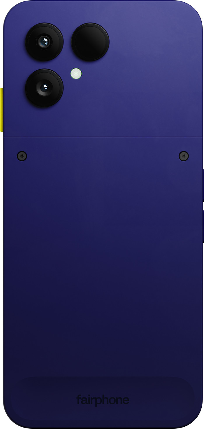 Fairphone 6+ 256GB Blau 5G rückseite
