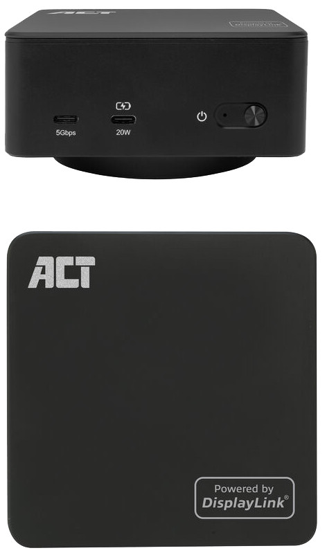 ACT USB-C Triple 4K DisplayLink Dockingstation detail