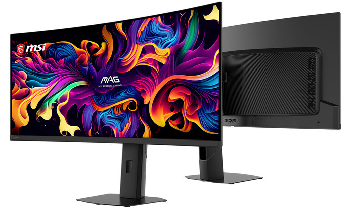 MSI MAG 341CQPDE QD-OLED X28 Curved rückseite