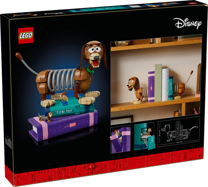 LEGO Disney Pixar Toy Story Slinky Dog Bookends 43301 packaging