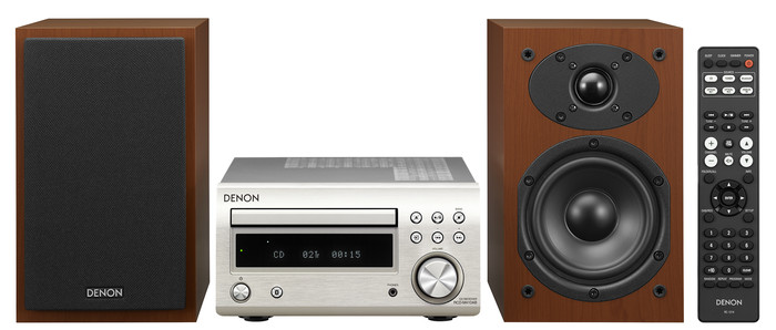 Denon D-M41DAB Silver/Brown Main Image