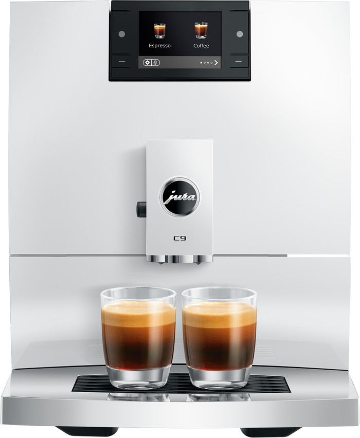 JURA C9 Piano White (EA) vorne
