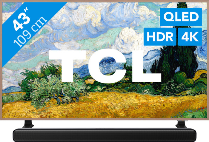 TCL QLED 43 Zoll A400 Pro (2026) + TCL S45H 2.0 Soundbar Main Image