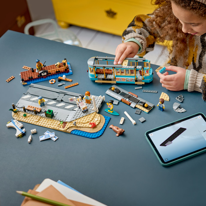 LEGO City Klassische Strandstraßenbahn 60506 produkt in gebrauch