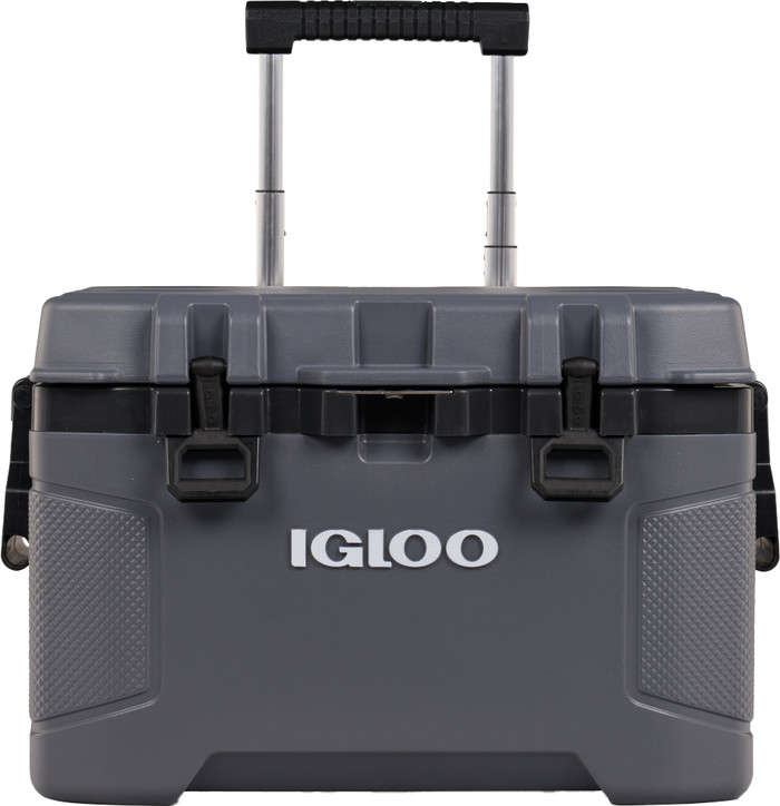 Igloo Trailmate 52 QT Carbonite Roller Kühlbox vorne