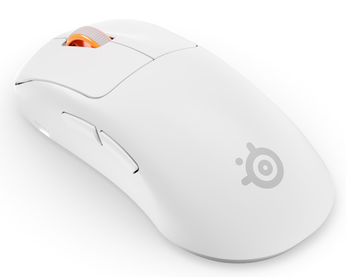 SteelSeries Rival Pro WL Wireless Gaming Mouse White left side