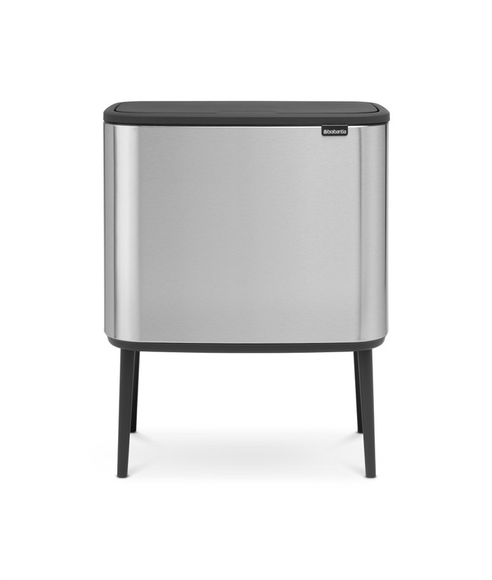 Brabantia Bo Touch Bin Mülleimer 3 x 11 Liter Matt Steel Fingerprint Proof Main Image