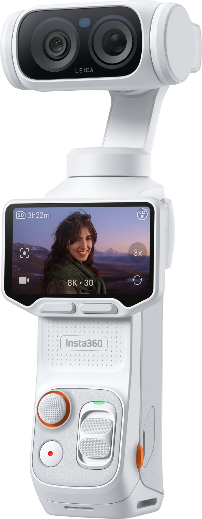 Insta360 Luna Ultra Weiß linke seite