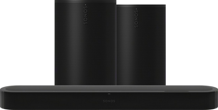 Sonos Beam Ultra Schwarz + 2x Era 100 Schwarz Main Image