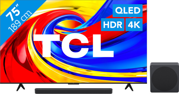 TCL QLED 75 Zoll P79L (2026) + TCL A65K Main Image