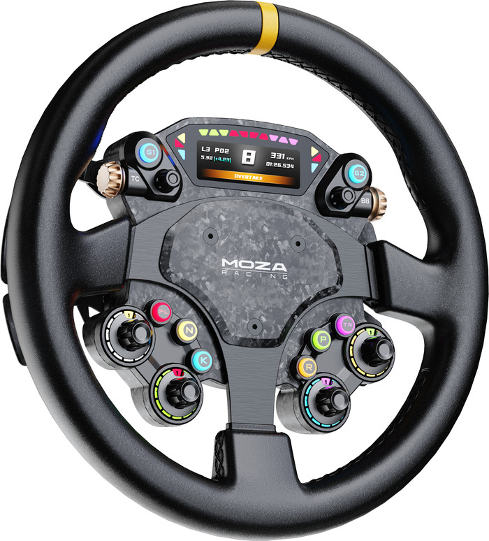 MOZA CS Pro Racing Wheel left side