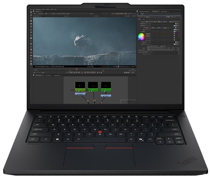 Lenovo ThinkPad P14s Gen 7 (Intel) Copilot+ PC - 21XJ001DMH QWERTY front