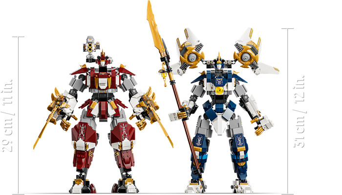 LEGO Ninjago Die Zwillings-Titanmechs 71870 detail