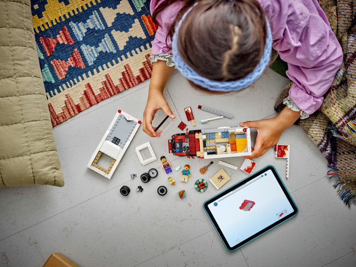 LEGO City Holiday Adventure Camper Van 60454 product in use