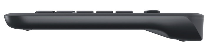 Logitech K400 Plus Wireless Touch Schwarz QWERTZ rechte seite