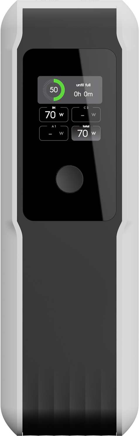 Xtorm NextGen 70 W Powerbank 27.000 mAh Weiß linke seite