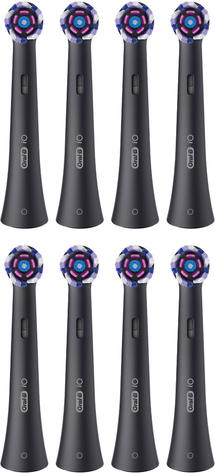 Oral-B iO Strahlendes Weiss (8 Stück) Schwarz vorne