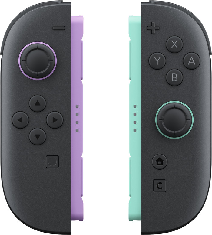 Nintendo Switch 2 Joy-Con Set Lila/Grün oberseite