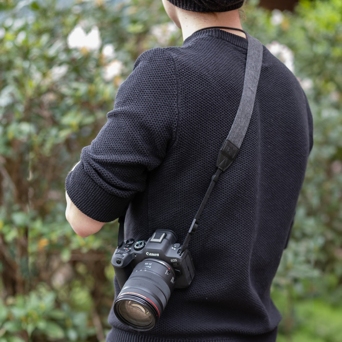 Rollei Camera Strap Black product in use