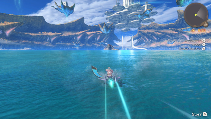 Xenoblade Chronicles: Definitive Edition Nintendo Switch 2 Edition product in use
