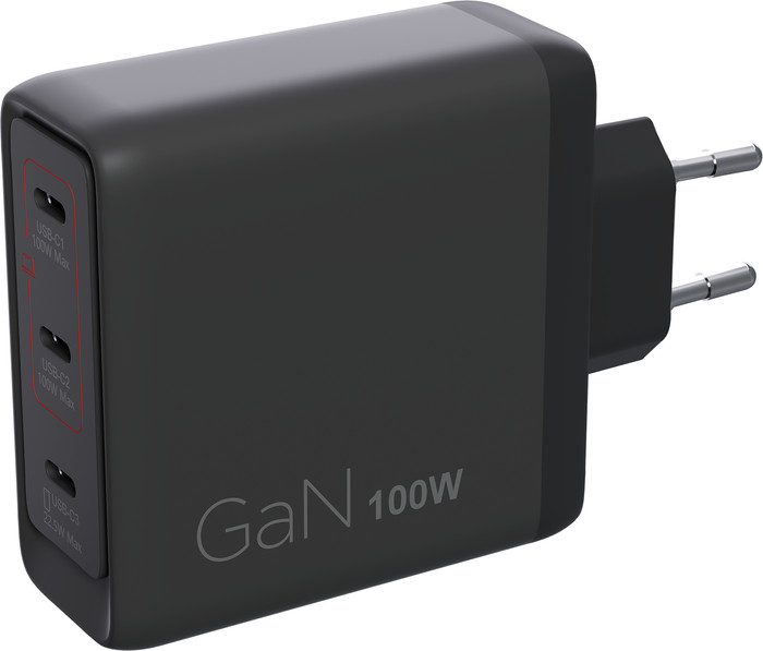Lenovo Multi-Port USB-C 100 W GaN-Ladegerät rechte seite