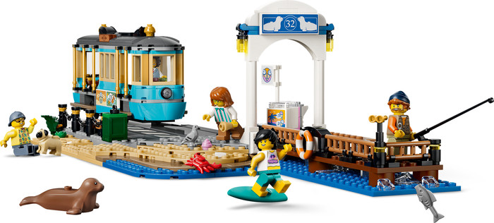LEGO City Klassische Strandstraßenbahn 60506 detail