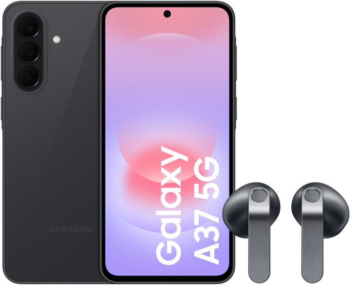 Samsung Galaxy A37 256GB Schwarz 5G + Samsung Galaxy Buds4 Schwarz Main Image