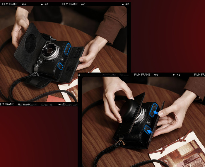 SmallRig 5622 Camera Leather Case Kit for Fujifilm X100VI Black product in use
