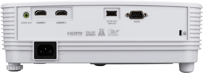 Acer H6542 rückseite