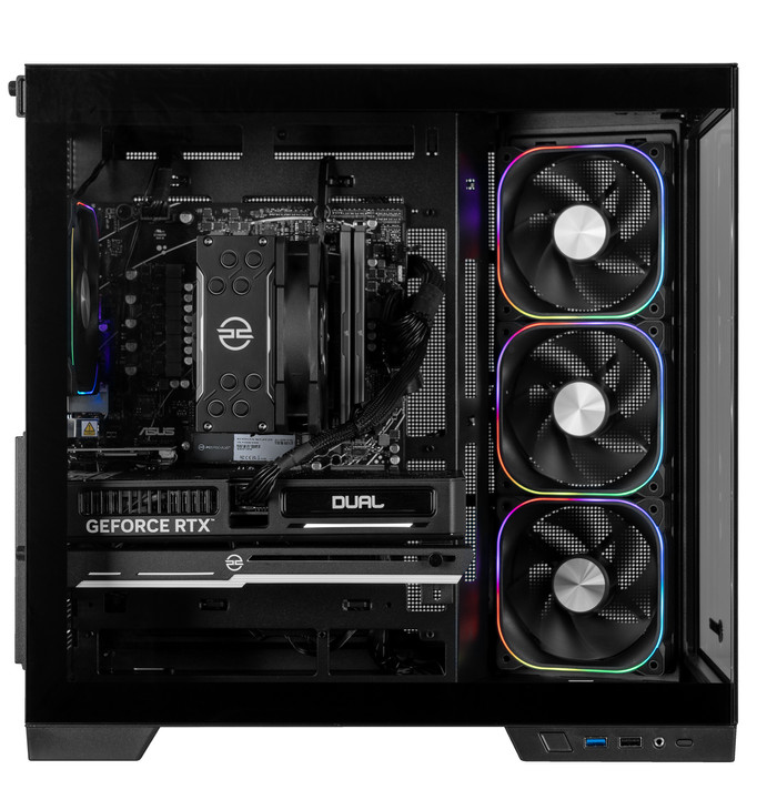 PCSpecialist Impact 99 - RTX 3050 - Ryzen 5 - 16 GB - 512 GB SSD linke seite