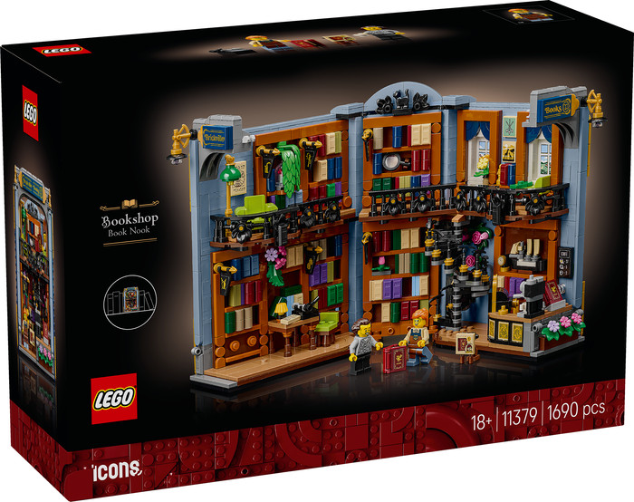 LEGO Icons Bookend: Bookstore 11379 packaging