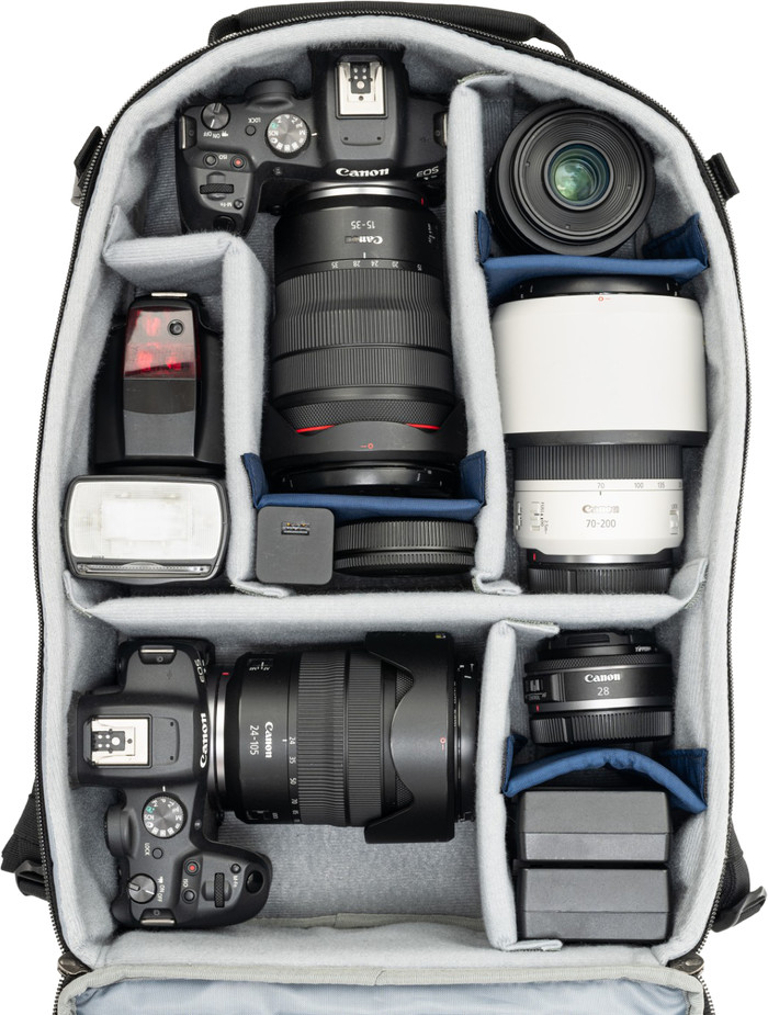 Think Tank Mirrorless Mover Reiserucksack Cool Grey innen