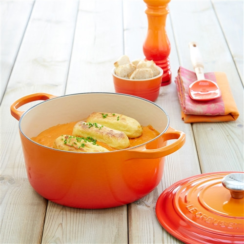 Le Creuset Signature Runder Bräter 26 cm Ofenrot null