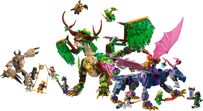 LEGO Ninjago Dragon Duo 71859 + 71842 Main Image