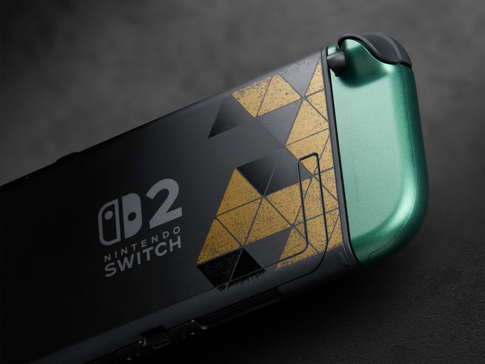 Nintendo Switch 2 The Legend of Zelda Edition zum 40. Jubiläum produkt in gebrauch