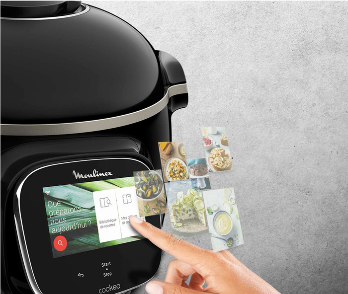 Moulinex Cookeo Touch WLAN CE902800 Schwarz visueller lieferant