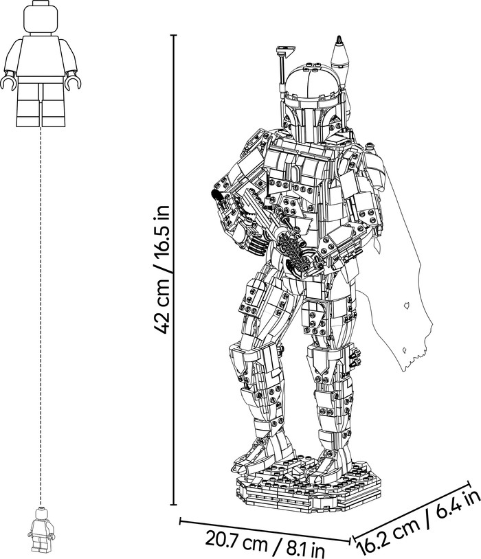 LEGO Star Wars Boba Fett 75455 visueller lieferant