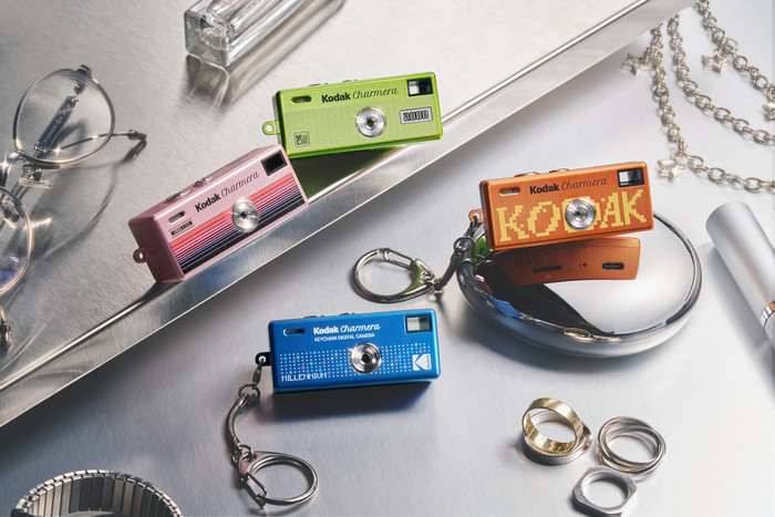 Kodak Charmera Millenium Keychain Digital Camera (Single Blind Box) product in use