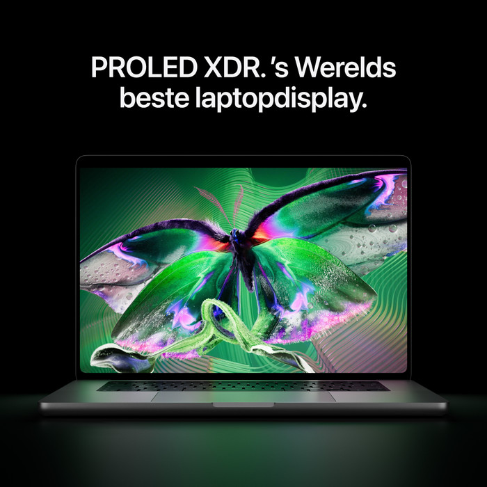 Apple MacBook Pro PROLED 16 inches M5 Max (18 CPU / 40 GPU) 48GB/2TB Silver QWERTY visual supplier