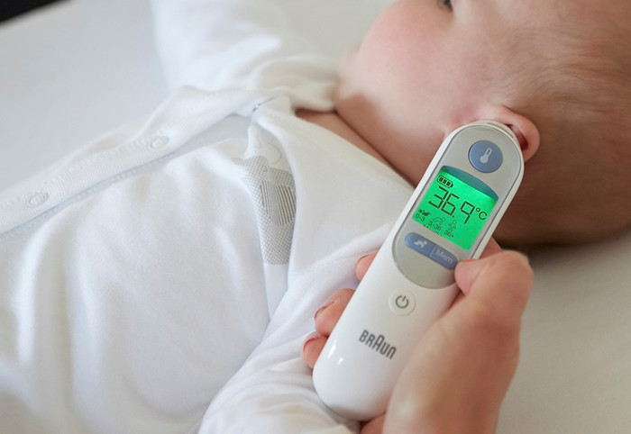 Braun ThermoScan 7 IRT6520WE produkt in gebrauch