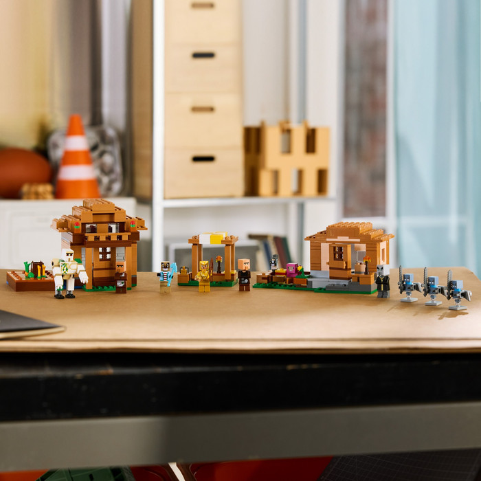 LEGO Minecraft Angriff des Magiers auf das Dorf 21596 produkt in gebrauch