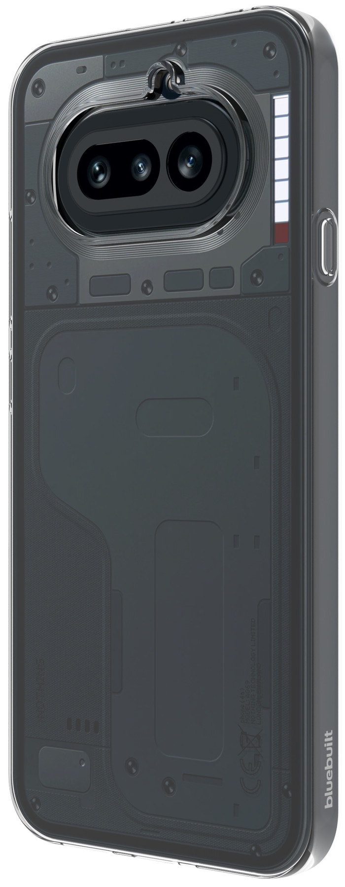 BlueBuilt Nothing Phone (4a) Backcover Transparent rückseite