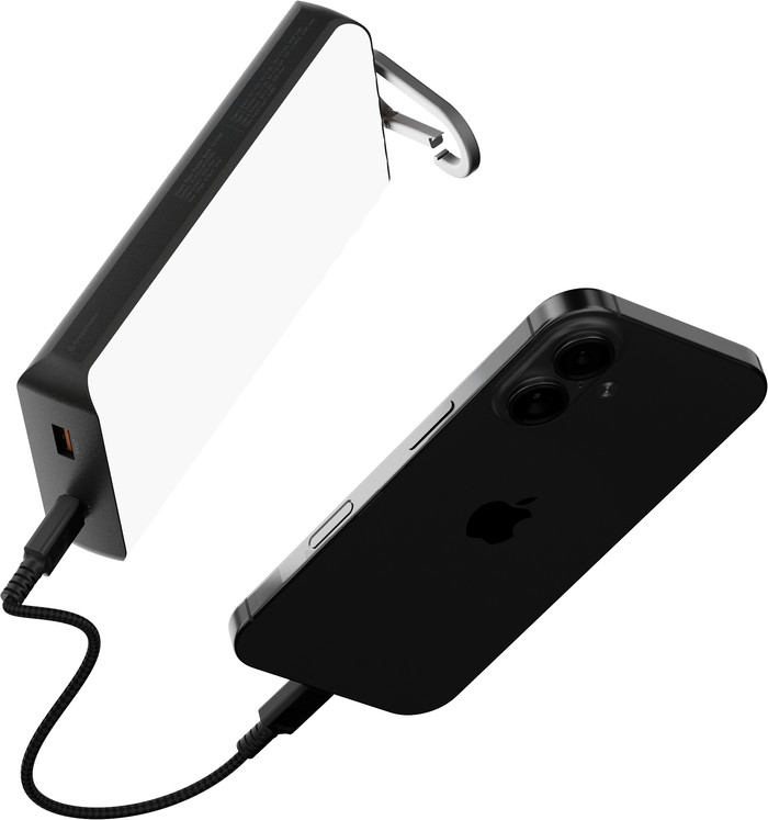 Xtorm 20 W Go2 Powerbank 10.000 mAh Solar & Light Schwarz Verbundprodukt