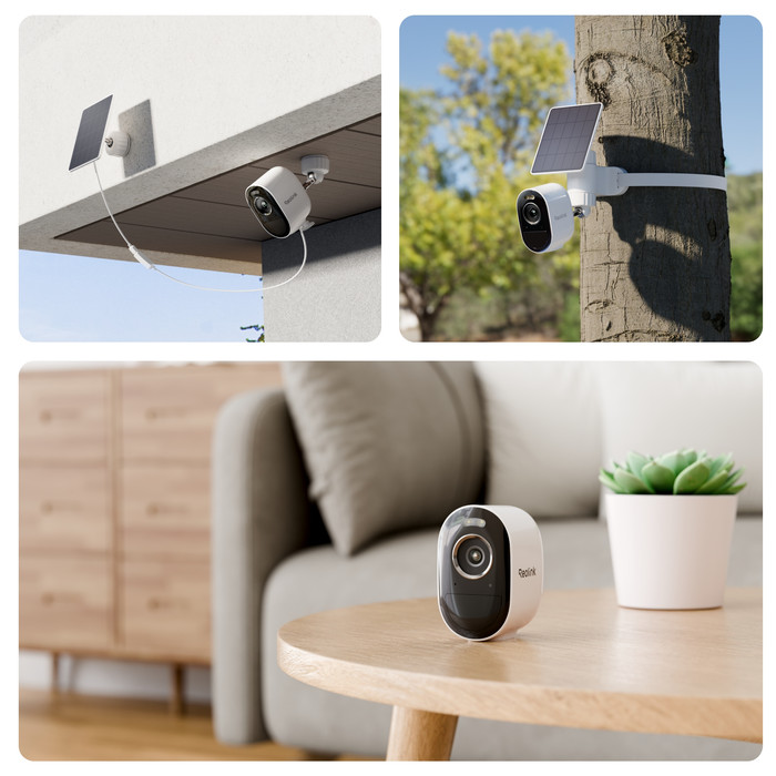 Reolink Argus B330 Doppelpack + Home Hub 1 Lite produkt in gebrauch