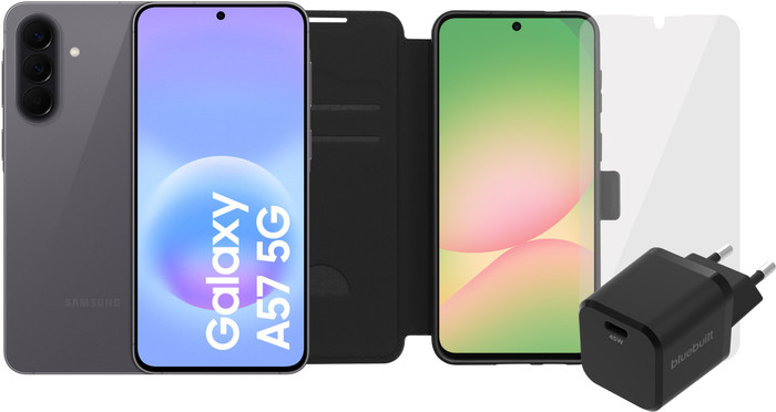 Samsung Galaxy A57 128GB Grau 5G Enterprise Edition + Komplettes Zubehörset Main Image