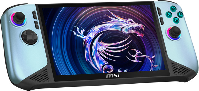 MSI Claw 8 AI+ A2VM Glacier Blue Edition-250NL left side
