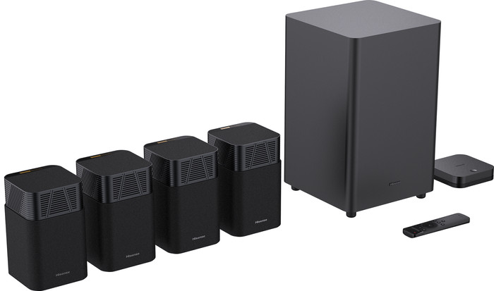 Hisense HT Saturn Home Cinema set left side