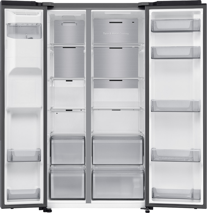 Samsung RS70F66KBTEF inside
